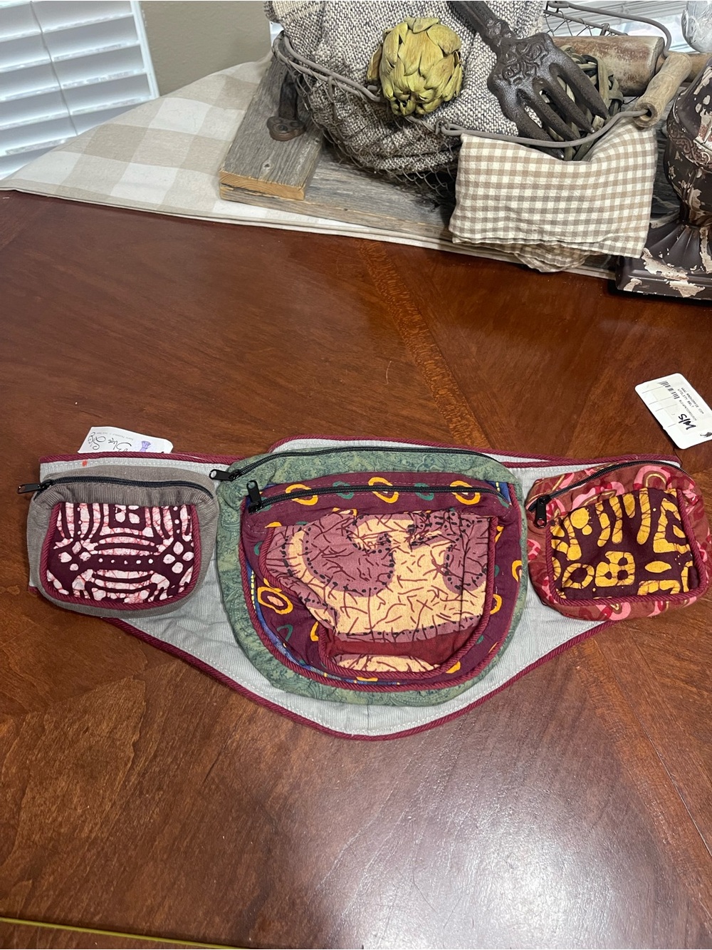 Vintage Steampunk Multi-pocket Leather BoHo Utility Belt Fanny Pack